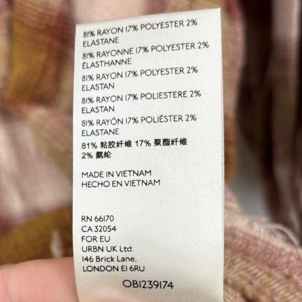 Free People By The Way Plaid Mini Dress - Picture 11 of 12